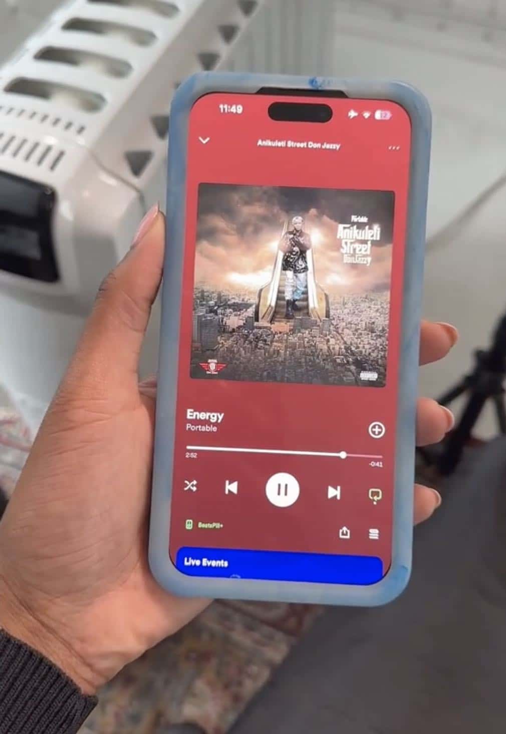 "Zazu don blow" - Temi Otedola reveals how Portable's song helped her day